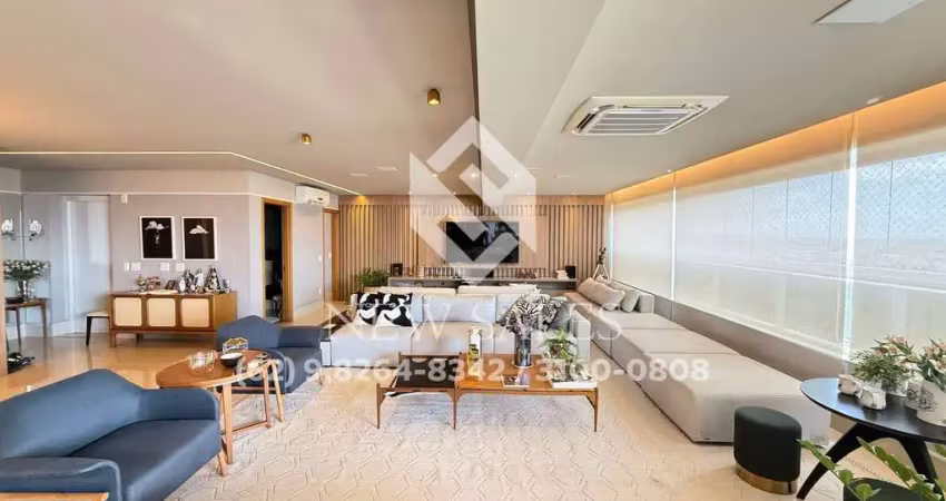 Apto- 4 suítes, 4 vagas, mobiliado, varanda gourmet, 264 m²- setor oeste