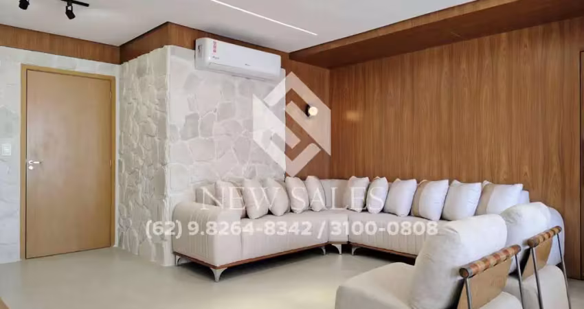 Apto- 3 suítes plenas, 130 m², 2 vagas, mobiliário completo- jardim américa