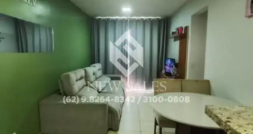 Apto- 2 quartos, 1 suíte, 1 vaga, mobiliado, 52 m²- chácaras bela vista