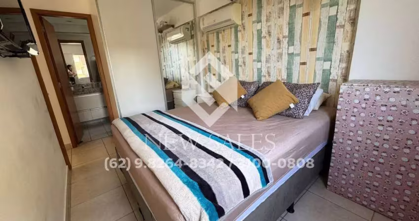 Apto- 2 quartos, 1 suíte, 1 vaga, 58m², semi mobiliado- parque amazônia