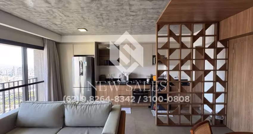 Apto- 2 quartos, 1 suíte, 68 m², 2 vagas, mobiliado- setor oeste
