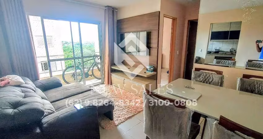 Apartamento- 2 quartos, 1 suíte, 60m², lazer completo- goiânia 2