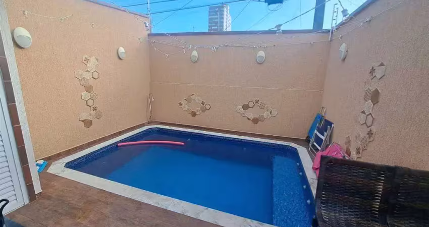 Casa com piscina, 2 dorms, Caiçara, Praia Grande! - ACT2439