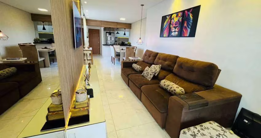 Apartamento com 3 dorms, caiçara, praia grande!! - cod: act2520