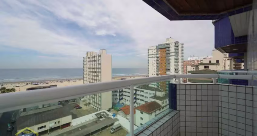 Linda cobertura na guilhermina com vista mar - 100 mts do mar!!
