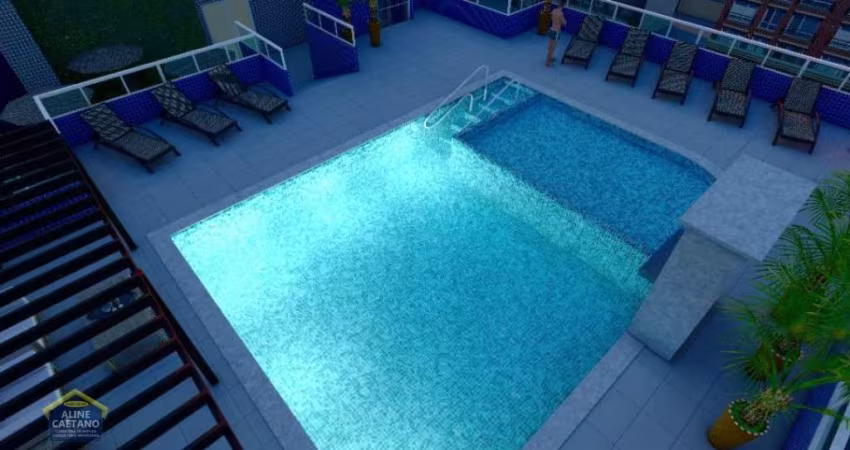 26.910 DE ENTRADA, 01 DORM, 400 MTS DO MAR NA GUILHERMINA!