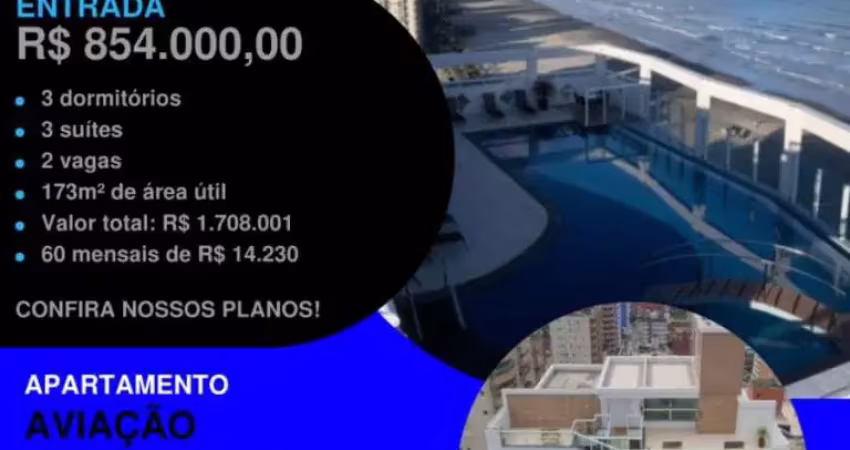 Aviso importante * amplo e frente mar - alto padrão com vista - 3 suítes e 2 vagas - ultimas unidades