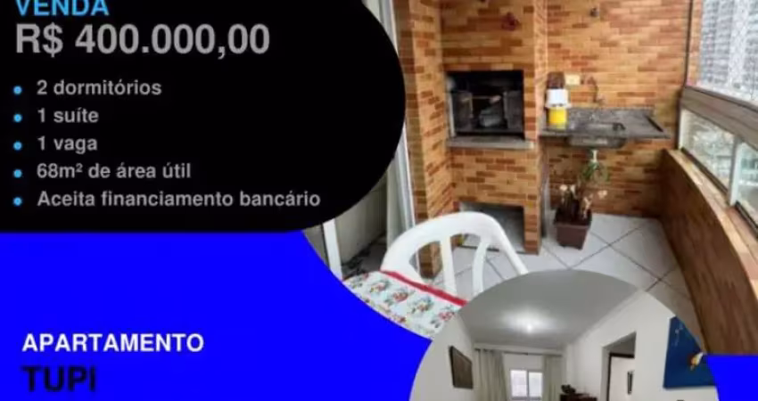 Aviso importante!! 2 dorms - sacada com churrasqueira