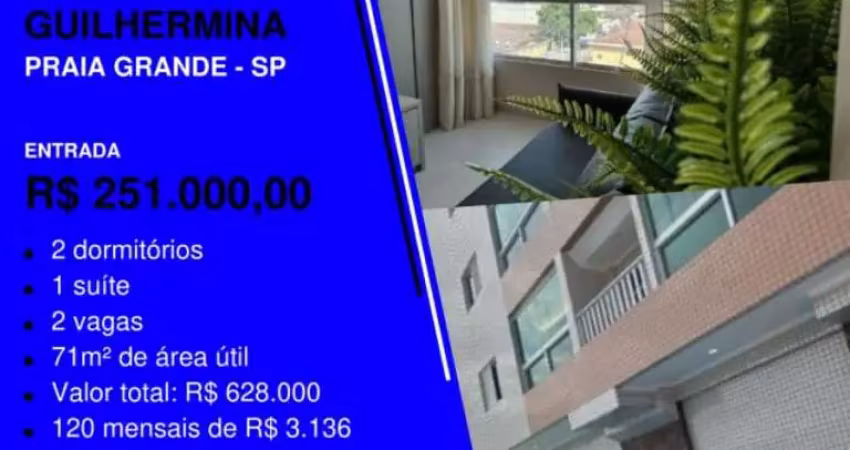 Nossa prontinho para morar - sacada integrada envidraçada - férias na praia!