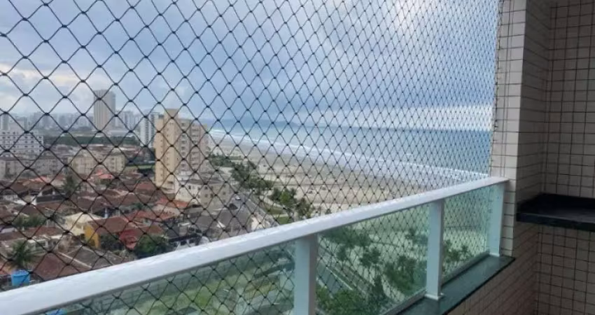 Prédio frente mar!! vista mar - 2 dorms com 2 vagas e sacada gourmet!