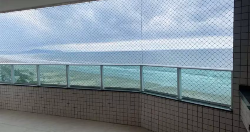 Frente mar com vista total!! 3 dorms com 2 vagas e sacada gourmet!