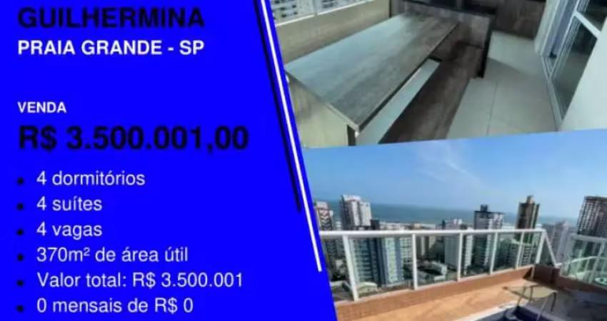 Tá linda viu!! cobertura duplex mobiliada com 4 suíte e 4 vagas * guilhermina