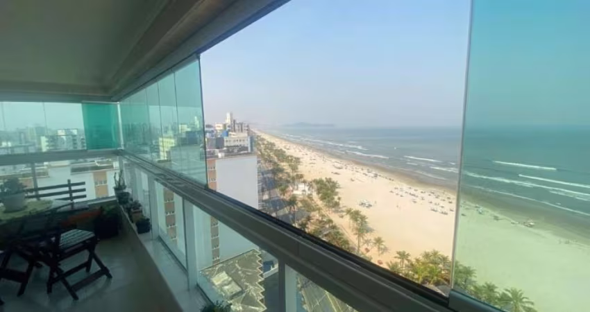 OLHA ISSO AQUI!! É FRENTE TOTAL PARA O MAR - VISTA IMPERDÍVEL - TOTALMENTE MOBILIADO