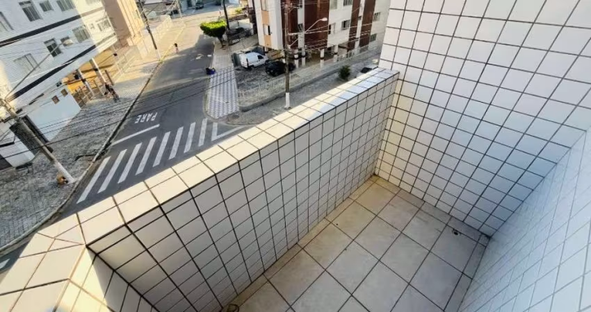 Apartamento com 1 dorm na Vila Tupi - sacada e Vista Mar - Confira!