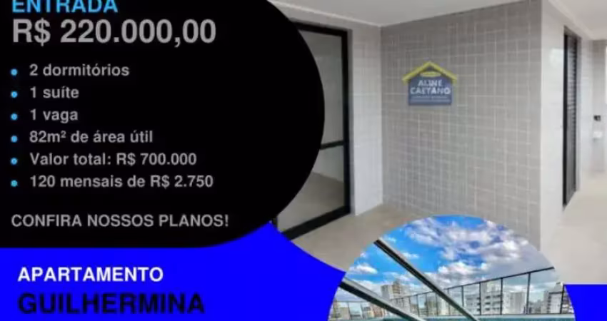 Tá pronto para morar gente!! 220 mil de entrada é chaves na mão - 2 dorms novo na guilhermina