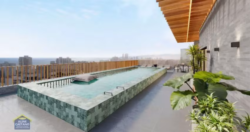 Prédio em construção com obras a todo vapor - canto do forte! oportunidade!