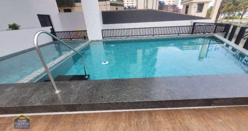 Lindo Apartamento mobiliado, 1 dorm Frente-Mar no Maracanã! - Cód: ACT3315