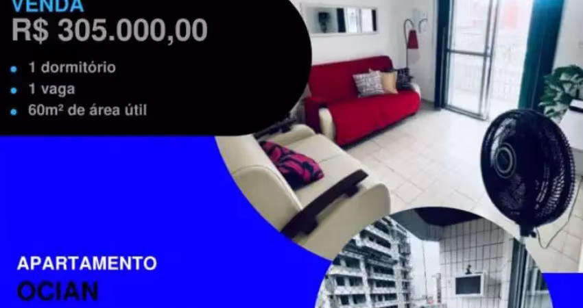Você já viu este? 1 dorm amplo 1 quadra do mar e baixou o preço..