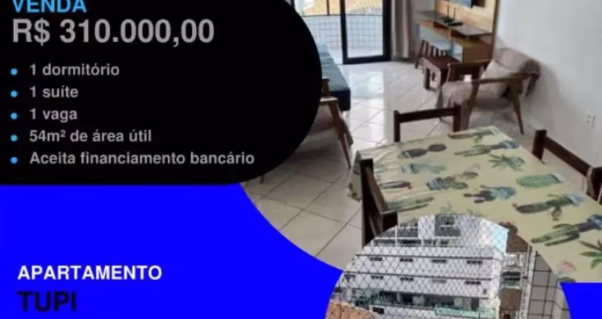 Você viu este perto do mar? 1 dorm lindo com sacada 1 quadra do mar..