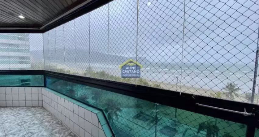 Canto do forte apto frente mar 03 dorm, 02 vagas  c/ 187 m2