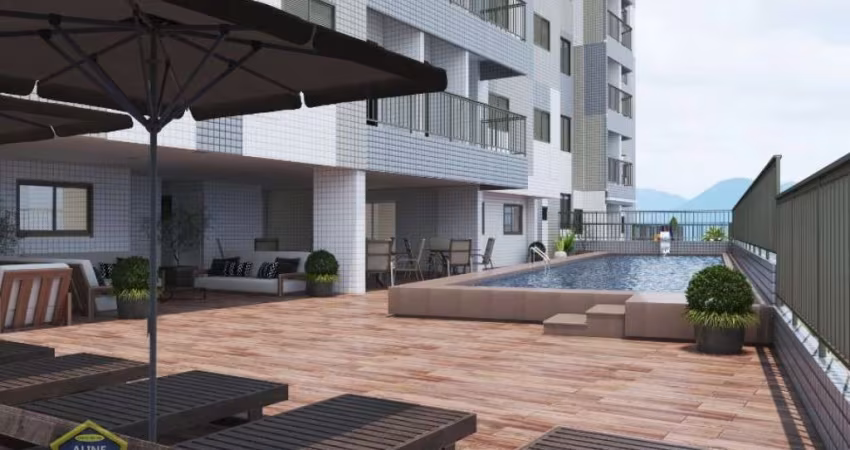 MEGA OPORTUNIDADE NO CANTO DO FORTE, 2 DORMS, 2 VAGAS R$580MIL.