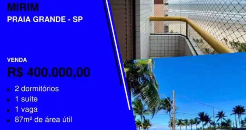 Já viu este? é prédio frente mar apê 2 dorms com vista e lazer por apenas...