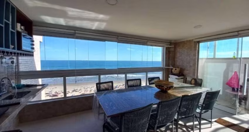 Linda Cobertura Duplex Frente Mar com Churrasqueira e Piscina Privativa! 4 vagas de garagem!!