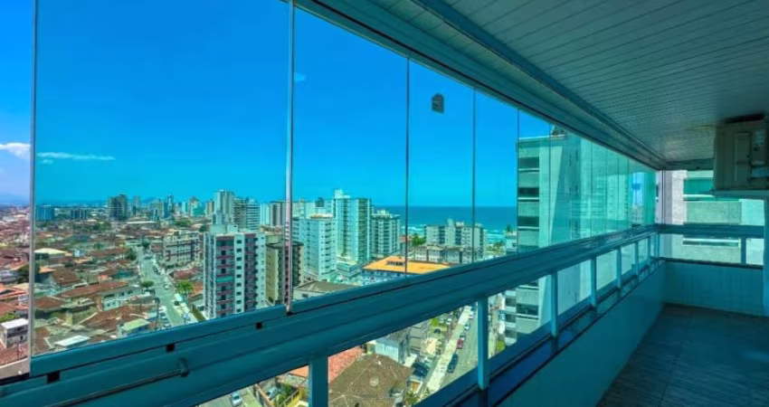 Caiçara  Vista Mar - Apto 03 dorms, 02 vagas c/ vista 765 mil