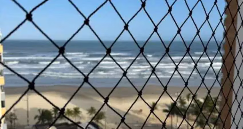 Apto 2 dorms 1 suíte , sacada com vista mar, uma quadra da praia apenas r$395 mil.