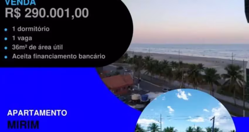 Gente é prédio frente mar * 1 dormitório com vista livre