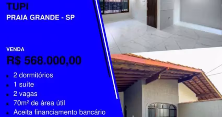 Casa com 2 quartos à venda na Rua Tupi, 123, Tupi, Praia Grande