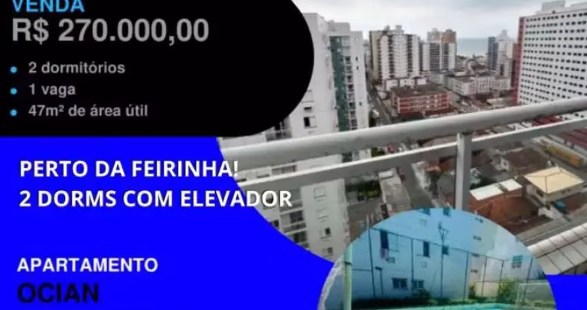 ESTE AQUI VOCÊ JÁ VIU? 2 DORMS COLADINHO DA FEIRINHA COM ELEVADOR E SACADA POR APENAS...