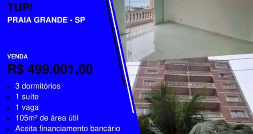 Já viu este? 100 metros do mar apenas! apê 3 dorms com elevador por apenas...