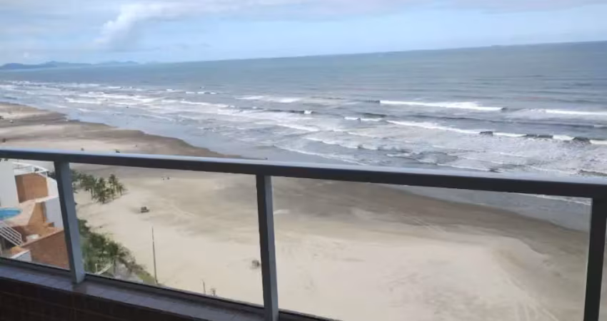 Olha que vista maravilhosa do mar, sacada churrasqueira a carvão r$645 mil.