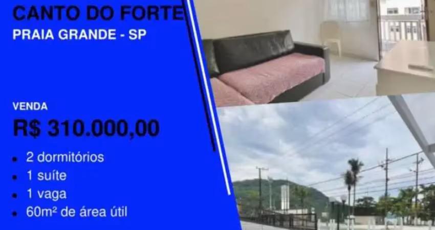 Olha este apê em prédio frente mar no canto do forte!