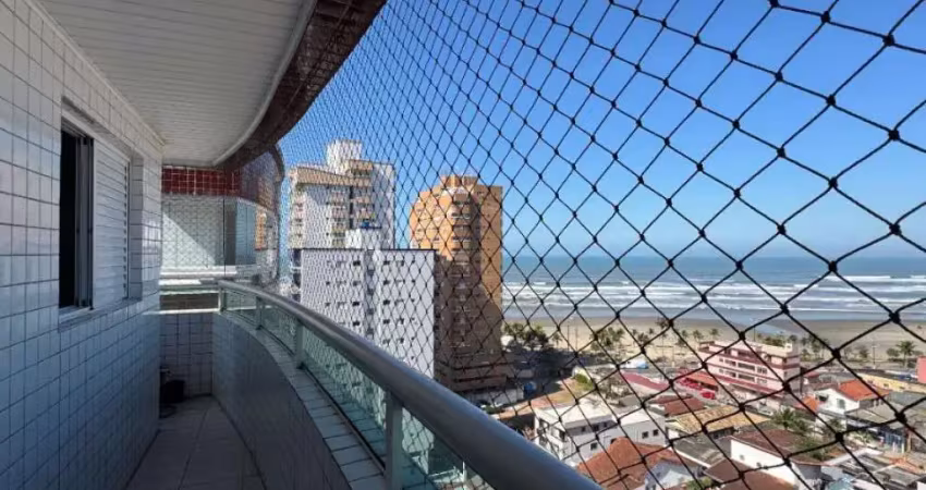Apartamento 2 dorms 2 vagas andar alto com vista mar - 200mts do mar!