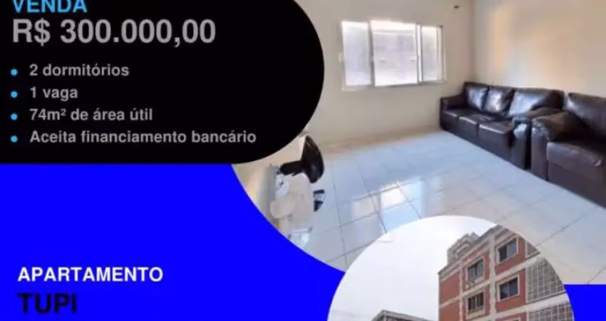 Vai embora rápido! 2 dorms com 74m² na quadra do mar