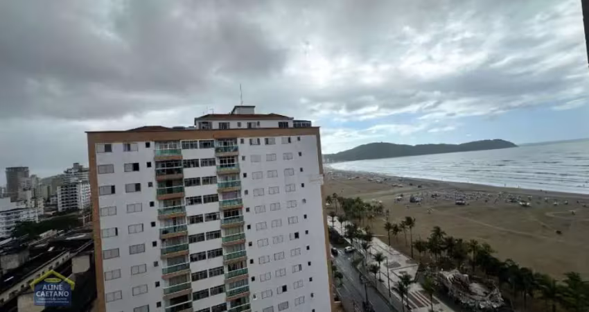 Apartamento com 3 dorms frente mar na guilhermina - 145,0mts útil!