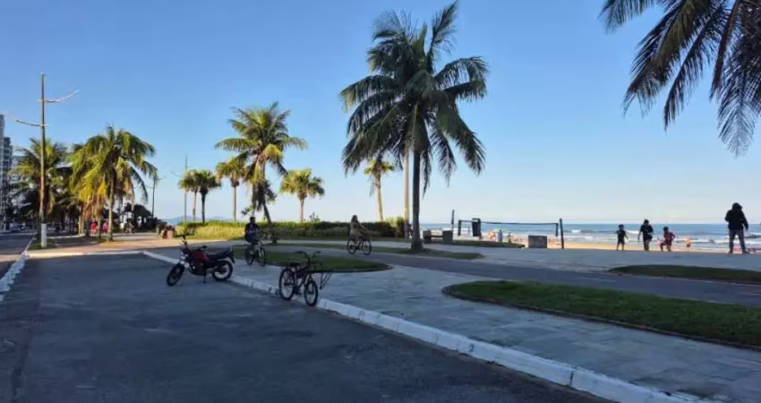 Apartamento com 1 dorm em prédio frente mar no caiçara! financia!