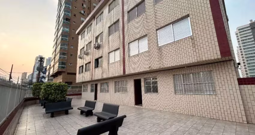 Prédio frente mar no boqueirão - apto térreo 02 dorms