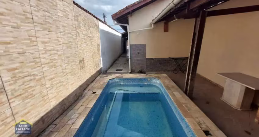 Maracanã - casa geminada 02 dorms c/ piscian por 450 mil