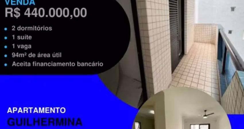 Já viu este? apê grande 2 dorms na guilhermina a 2 quadras do mar por apenas...