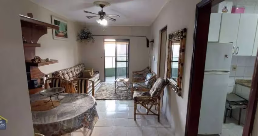 Tupi - apto 01 dorm c/ sacada, 74 m2 , mobiliado  375 mil