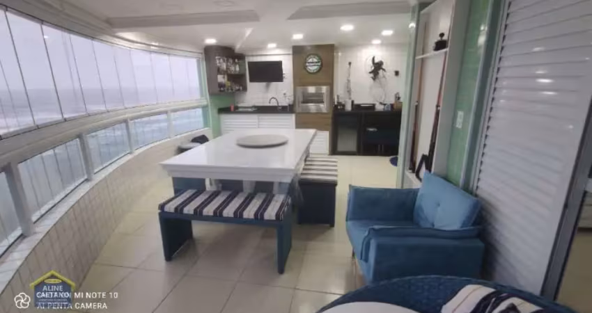 Apto todo mobiliado, sacada de frente para o mar, visitou comprou!!!