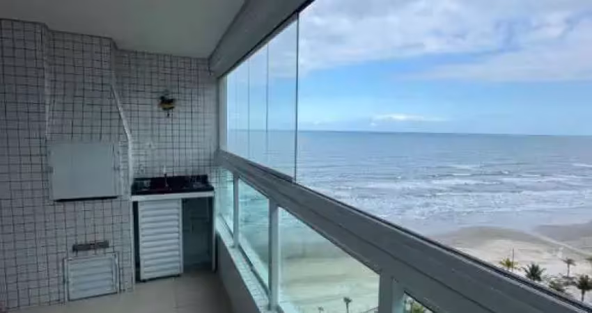Apartamento mobiliado com 2 dorms em prédio frente mar - financia!