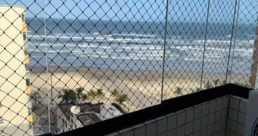 Apto 2 dorms 1 suíte , sacada com vista mar, uma quadra da praia apenas r$395 mil.