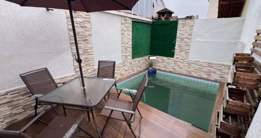 Caiçara - casa 02 dorms c/ piscina e área gourmet - 565 mil
