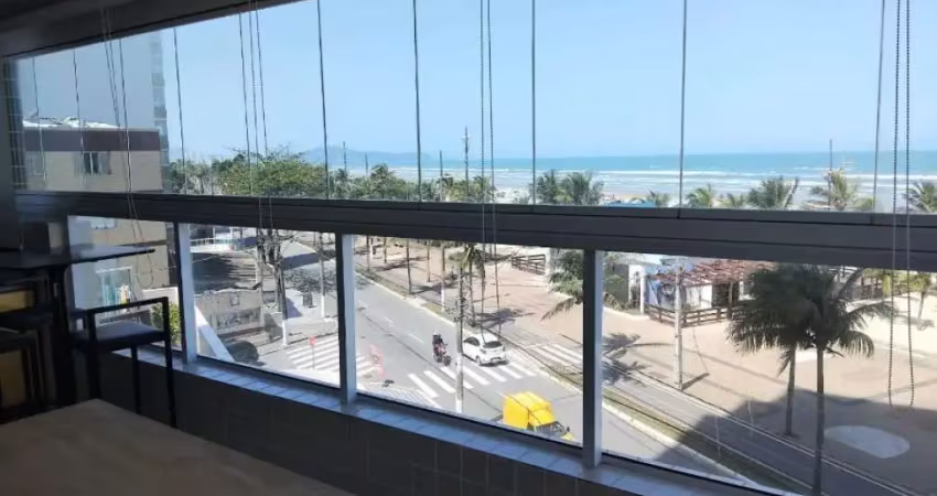 Frente mar 3 dorms colado do novo shopping - apartamento completo com vista imperdível!!