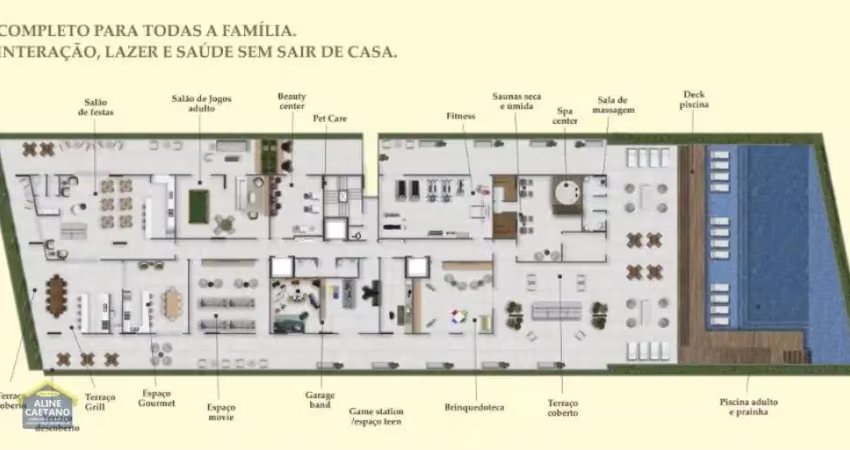 Alto padrão no campo da aviação - 2 dorms 2 vagas - parcele direto construtora!