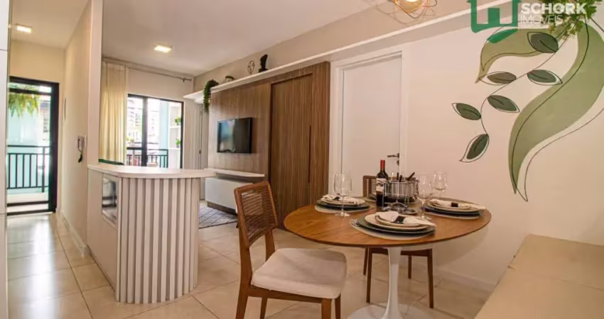 Apartamento com 2 dormitórios à venda, 54 m² por r$ 397.000,00 - fortaleza - blumenau/sc